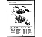 Tappan TDB668RBS0 racks and trays diagram