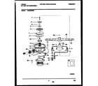 Tappan TDB232RBR0 motor pump parts diagram