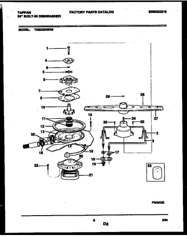 Motor pump parts