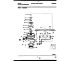 Tappan TDB222RBR0 motor pump parts diagram