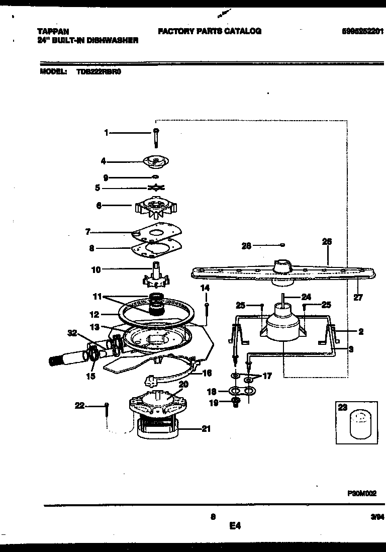 Motor pump parts