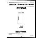 Tappan TFU12M0AW0  diagram