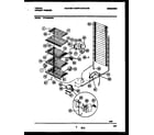 Tappan TFU12M0AW0 system and electrical parts diagram