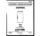Tappan TFU21M7AW0  diagram