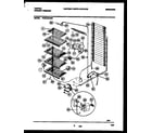 Tappan TFU21M7AW0 system and electrical parts diagram