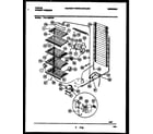 Tappan TFU17M6AW0 system and electrical parts diagram
