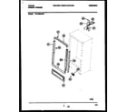 Tappan TFU12M0AW2 cabinet parts diagram