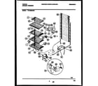 Tappan TFU12M0AW2 system and electrical parts diagram