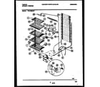 Tappan TFU14M5AW1 system and electrical parts diagram