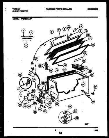 Chest freezer parts