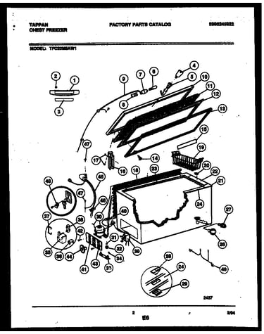 Chest freezer parts