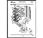 Tappan TFU12M4AW3 system and electrical parts diagram