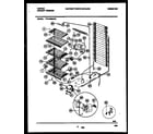 Tappan TFU14M5AW3 system and electrical parts diagram