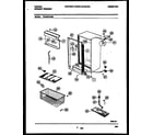 Tappan TFU16F7AW3 cabinet parts diagram