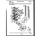 Tappan TFU09M4AW3 system and electrical parts diagram