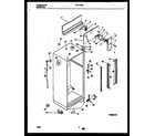 Tappan TRT17CRAW0 cabinet parts diagram