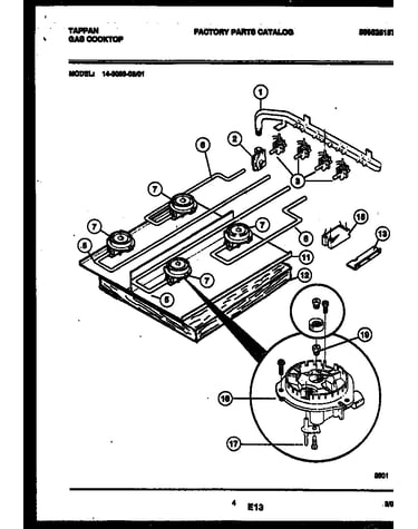 Burner, manifold and gas control