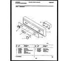 Universal/Multiflex (Frigidaire) MDB202RBW0 console and control parts diagram