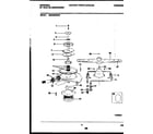Universal/Multiflex (Frigidaire) MDB202RBW0 motor pump parts diagram