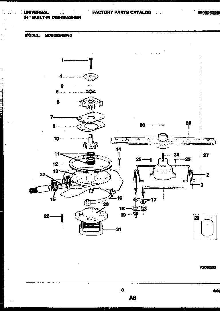 Motor pump parts