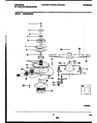 Motor pump parts