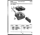 Universal/Multiflex (Frigidaire) MDB202RBW0 racks and trays diagram