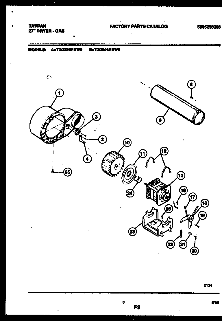 Blower and drive parts