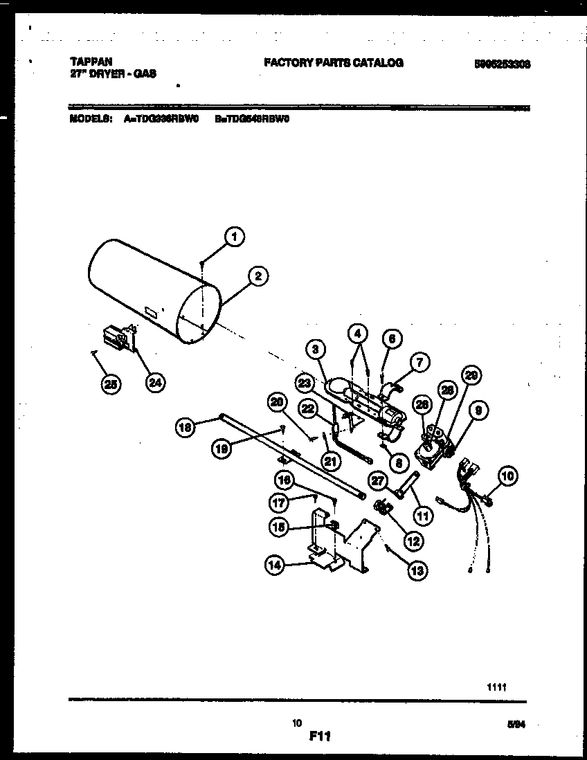 BURNER, IGNITER AND VALVE