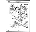 Tappan 30-4282-00-02 burner, manifold and gas control diagram