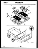 Cooktop and drawer parts