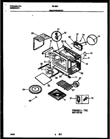 Wrapper and body parts