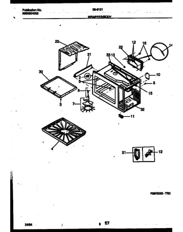 Wrapper and body parts