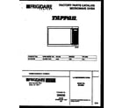 Tappan 56-5363-10-04 front cover diagram