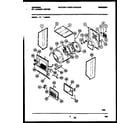 Universal/Multiflex (Frigidaire) MXLG62RBW0 cabinet and component parts diagram