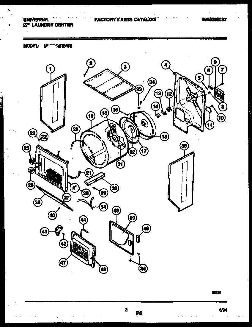 Cabinet and component parts