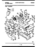 Motor, blower and idler arm assembly
