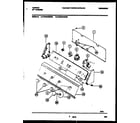 Tappan TWX233RBD0 console and control parts diagram