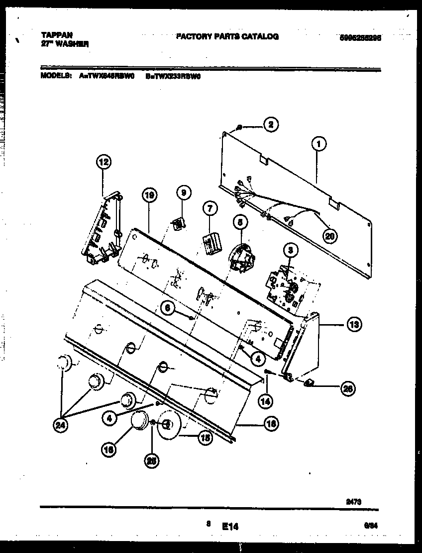 Console and control parts