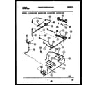 Tappan 72-3981-00-05 burner, manifold and gas control diagram