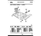 Tappan 14-2629-23-19 cooktop parts diagram