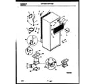 Universal/Multiflex (Frigidaire) MRT19GNBY0 system and automatic defrost parts diagram