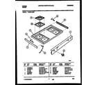 Tappan 72-3651-00-05 cooktop parts diagram