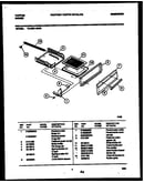 Broiler drawer parts