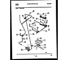 Tappan 72-3651-00-05 burner, manifold and gas control diagram