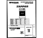 Tappan 31-2862-00-02 cover diagram
