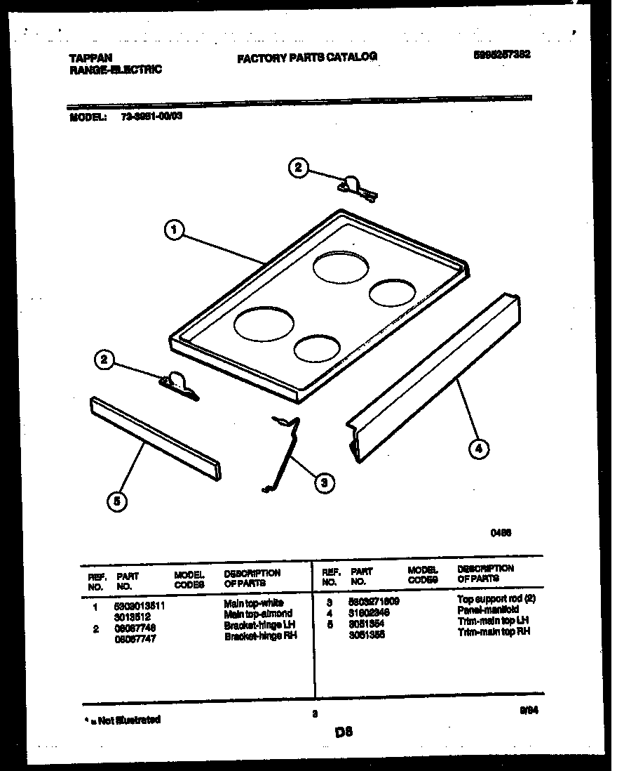 Cooktop parts
