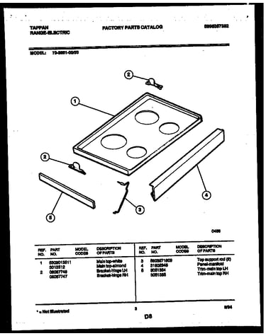 Cooktop parts
