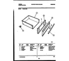 Tappan 73-3951-23-03 drawer parts diagram