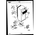 Tappan 95-1987-00-04 system and automatic defrost parts diagram