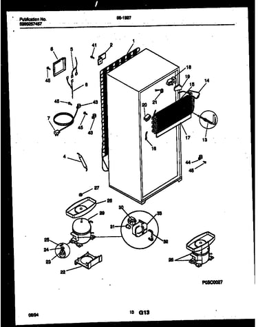 System and automatic defrost parts